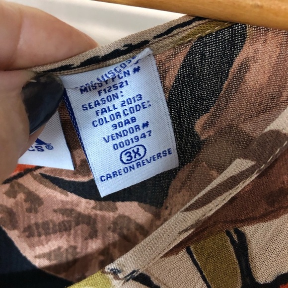 BFA Classic Maxi Floral Dress Sz 3X Colorful Boho Lagenlook Artsy Fall Romantic - Picture 9 of 11